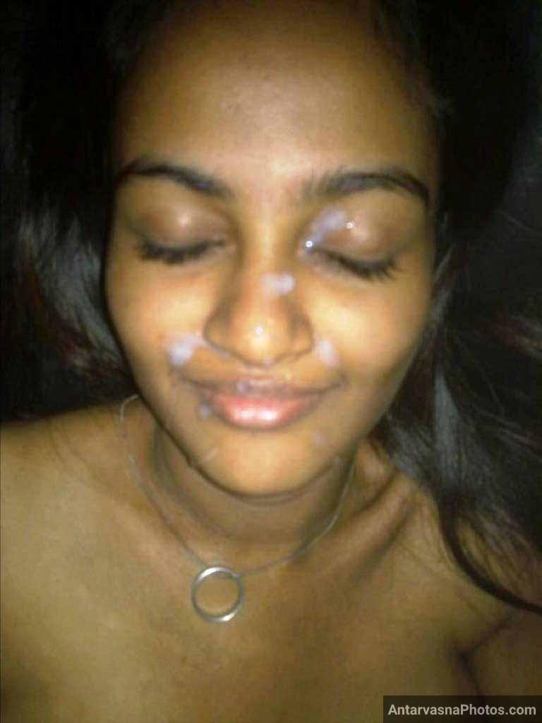 Desi girlfriend ke face par cumshot ka photo