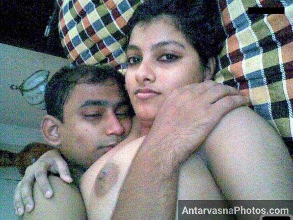 Mihir ne apni wife ke boobs dabaye - Honeymoon photos